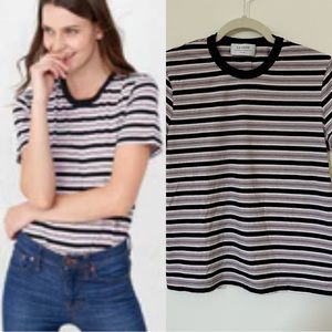 La Ligne Classique Tee - size M - black/red/white